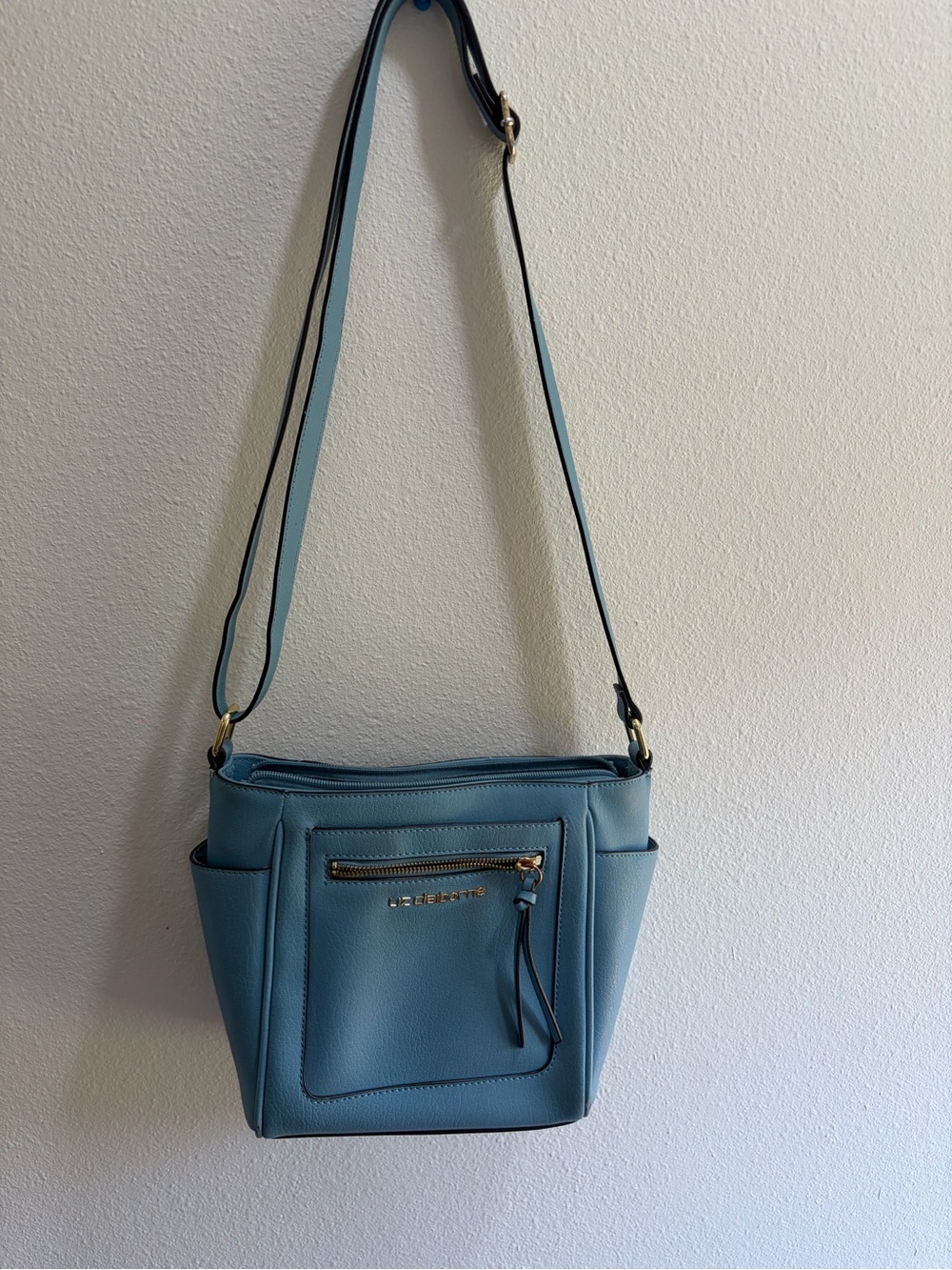 Liz Claiborne Light Blue Crossbody Shoulder Bag
